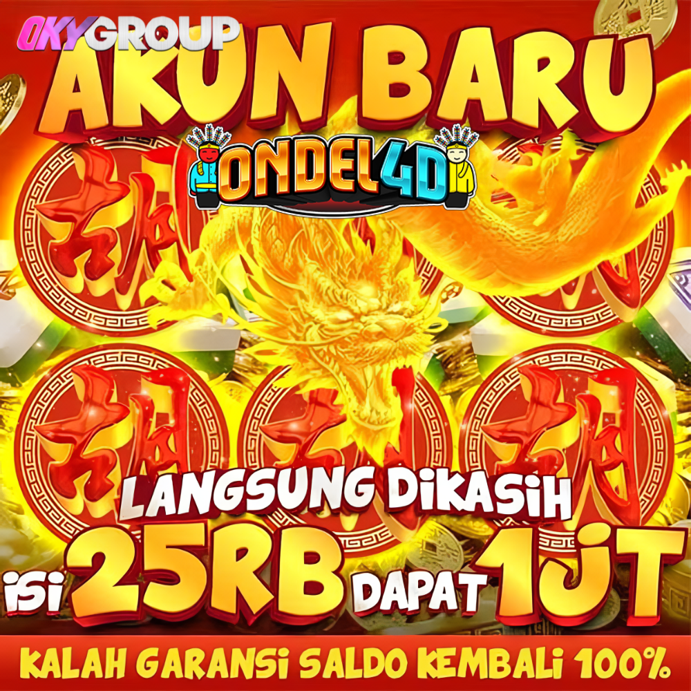 LOGIN AKUN BARU ONDEL4D LANGSUNG DIKASIH 1JUTA